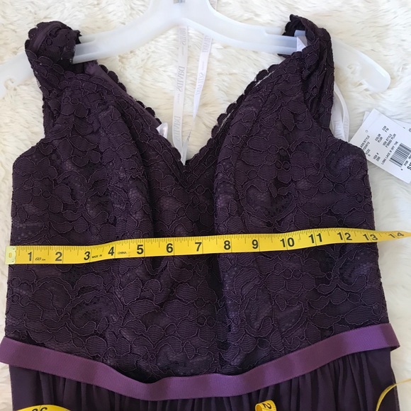 NWT David’s Bridal Lace Bridesmaid Dress Size 6 - Picture 11 of 16